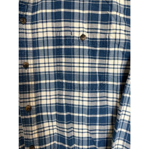 C.E. Schmidt Workwear Blue plaid Cotton Shirt size 2X - Picture 4 of 8